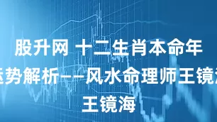 股升网 十二生肖本命年运势解析——风水命理师王镜海